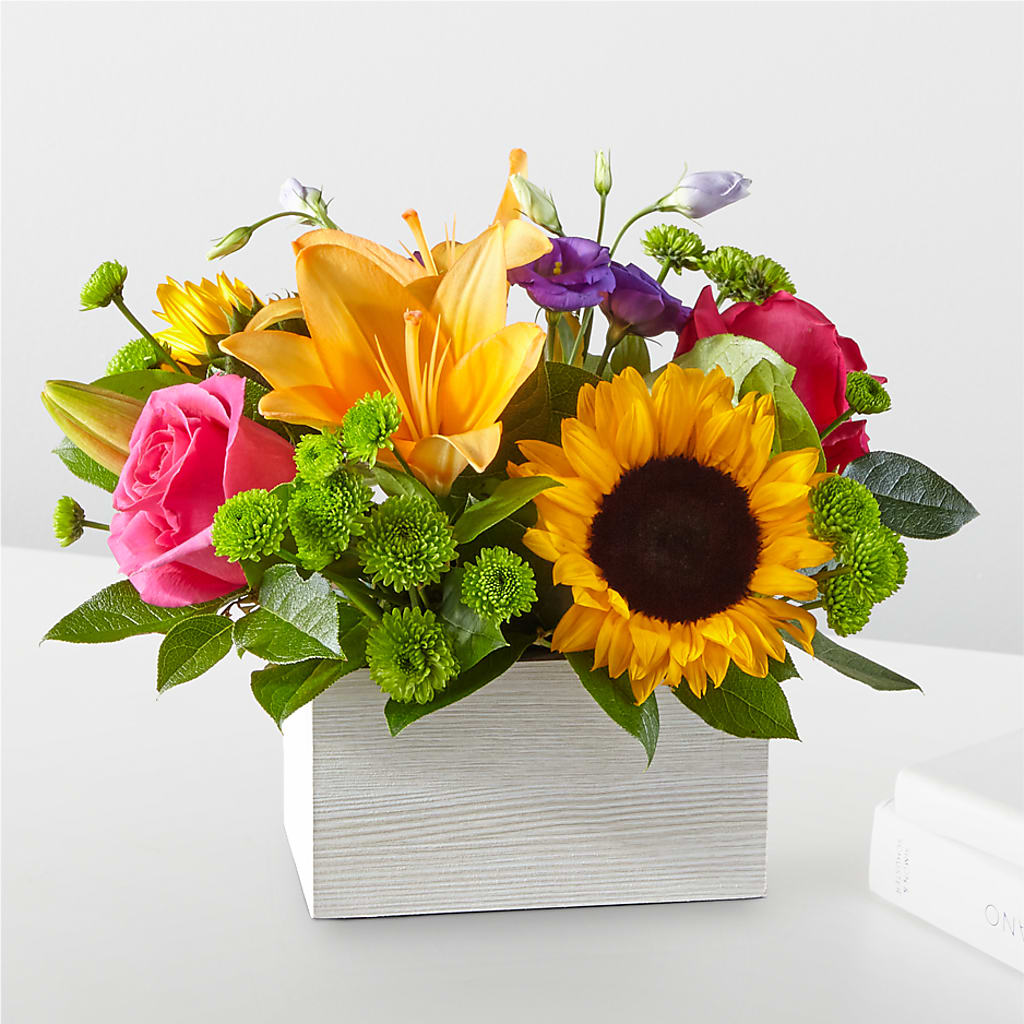 Best Day Box Bouquet – LOU GENTILE'S FLOWERS BASKET, Fresno CA