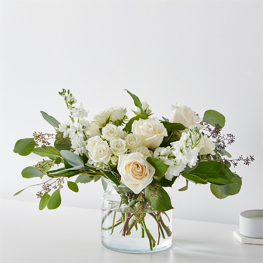 Fresh Linen Bouquet – LOU GENTILE'S FLOWERS BASKET, Fresno CA