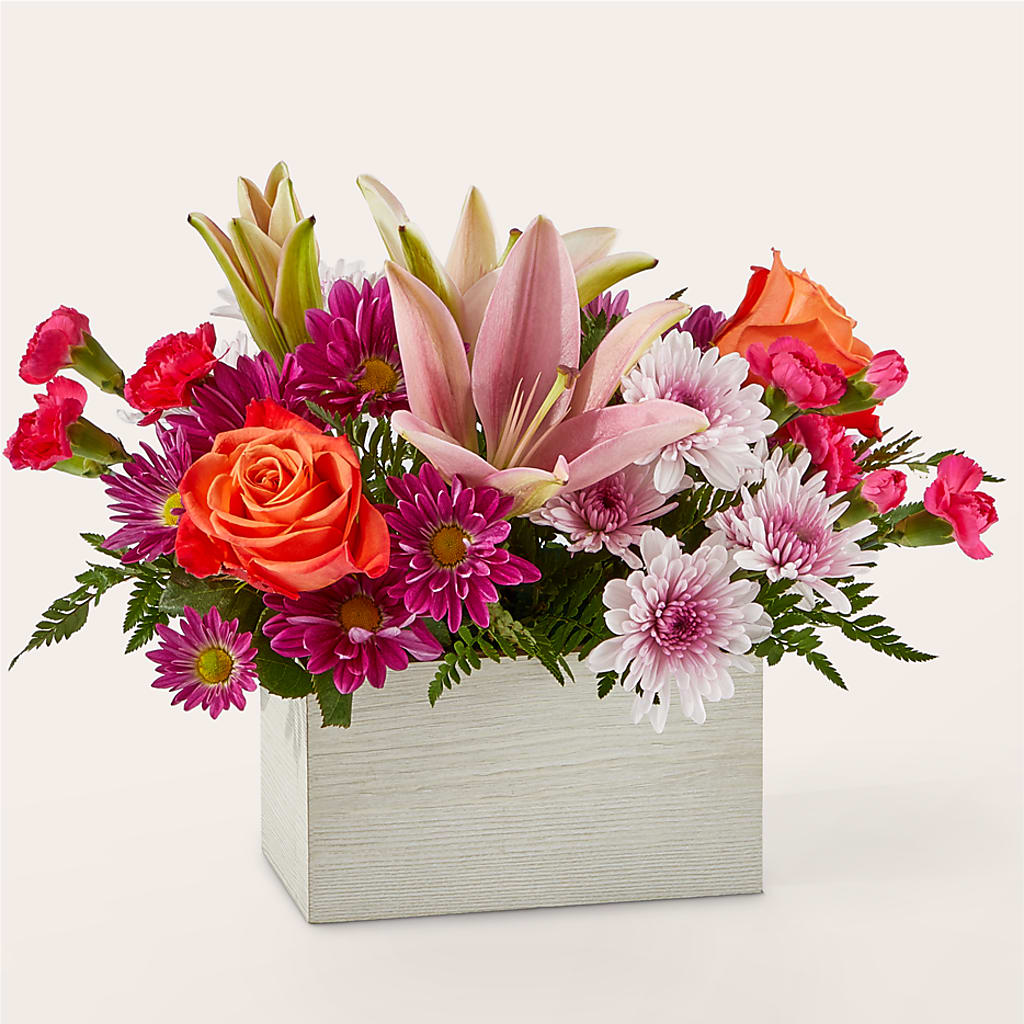 Light of My Life Box Bouquet – LOU GENTILE'S FLOWERS BASKET, Fresno CA
