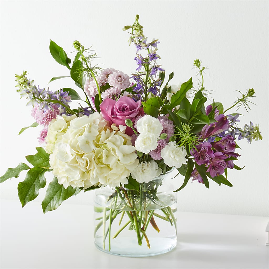 Violet Caress Bouquet – LOU GENTILE'S FLOWERS BASKET, Fresno CA