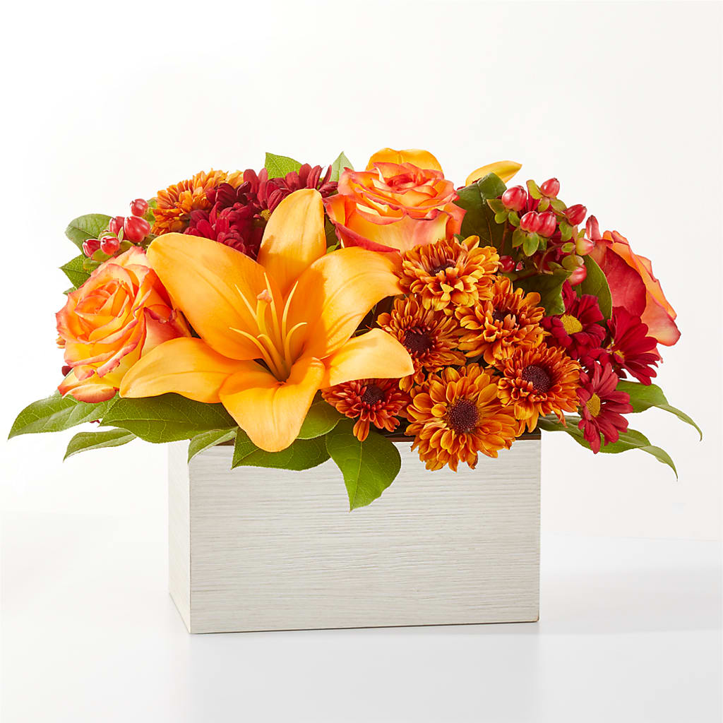 Backyard Bonfire Bouquet – LOU GENTILE'S FLOWERS BASKET, Fresno CA