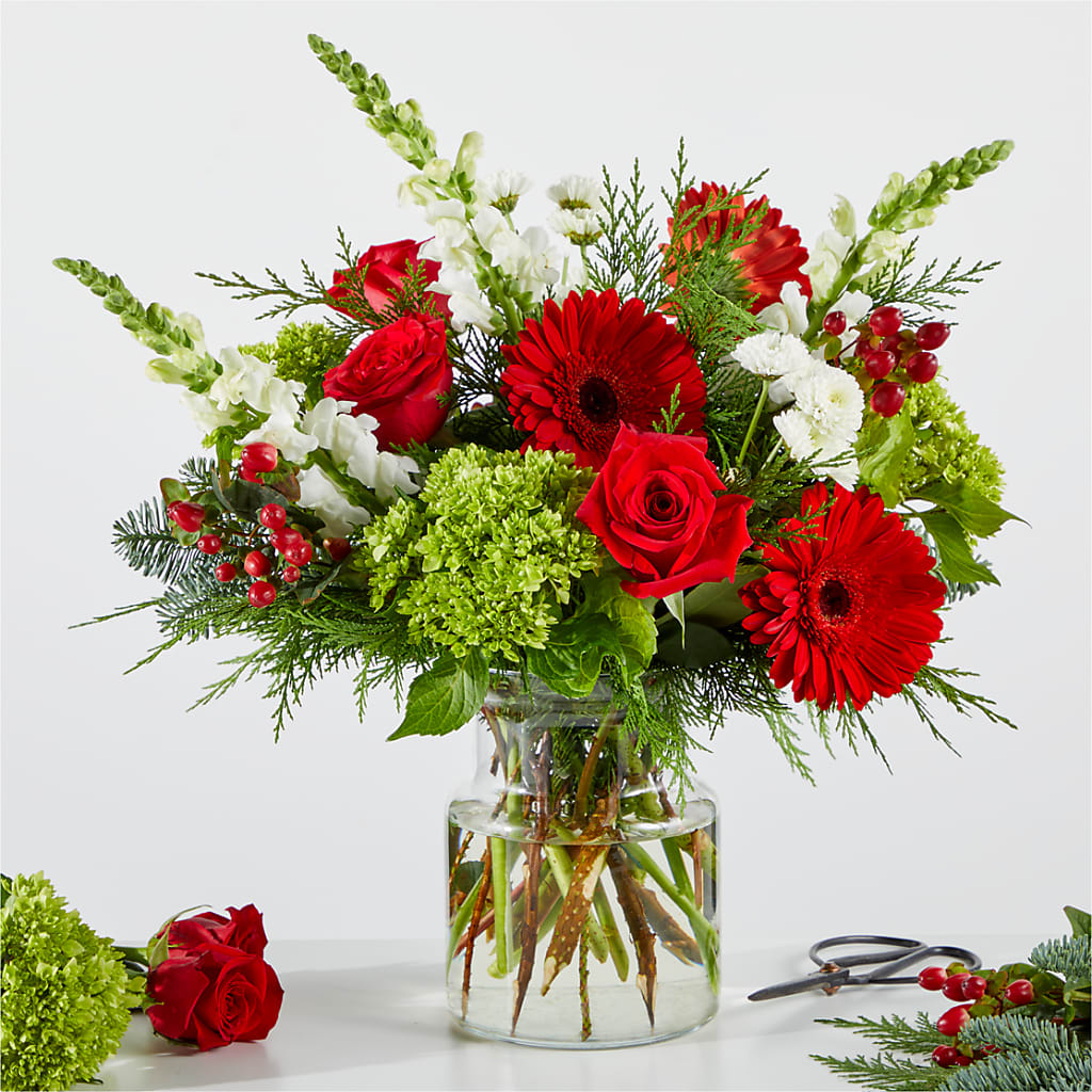 Merry Moment Bouquet – A Florist Original – LOU GENTILE'S FLOWERS BASKET, Fresno CA