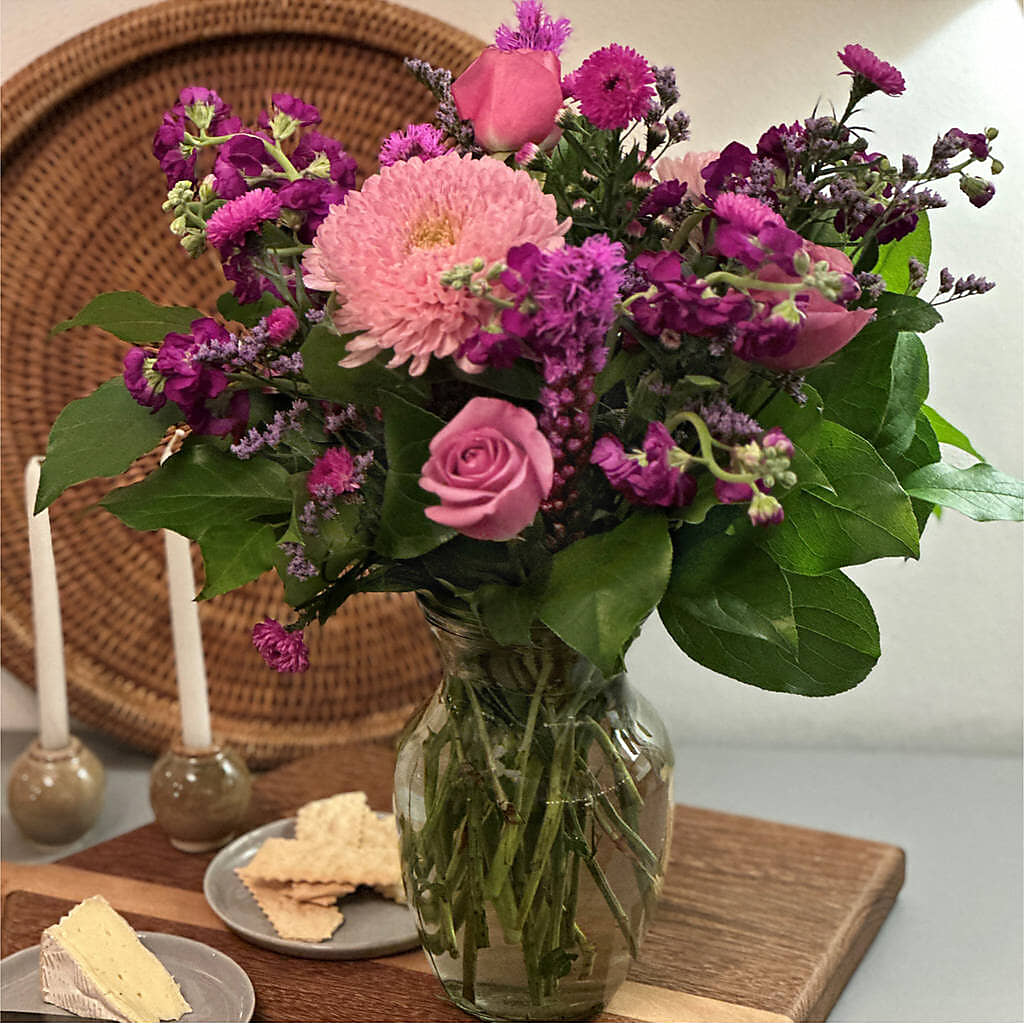Ultraviolet Bouquet – LOU GENTILE'S FLOWERS BASKET, Fresno CA