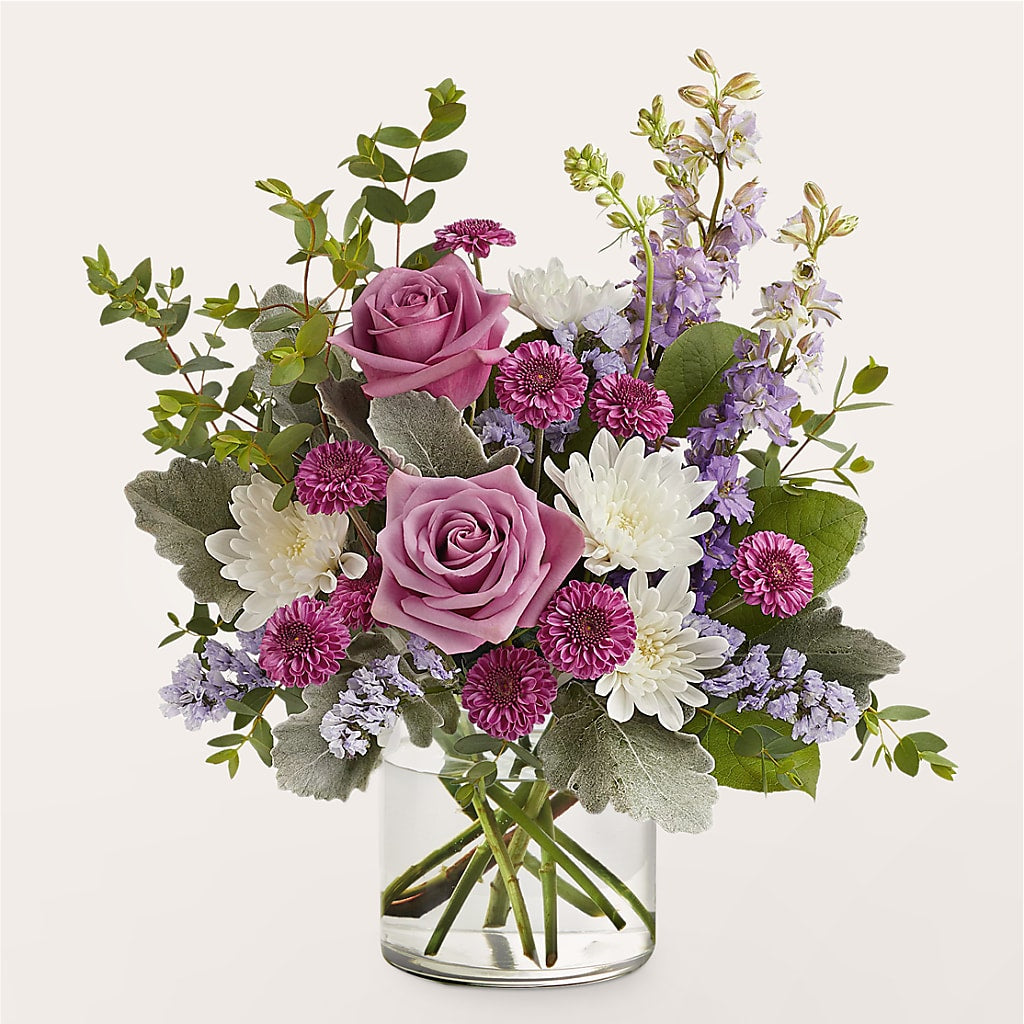Violet Frost Bouquet – LOU GENTILE'S FLOWERS BASKET, Fresno CA