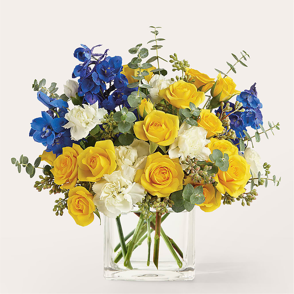 Sparkling Citrine Bouquet – LOU GENTILE'S FLOWERS BASKET, Fresno CA