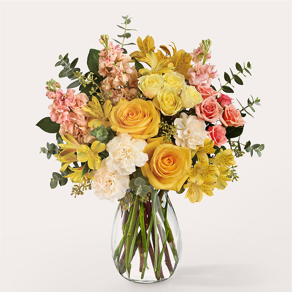 Slice of Sunrise Bouquet – LOU GENTILE'S FLOWERS BASKET, Fresno CA