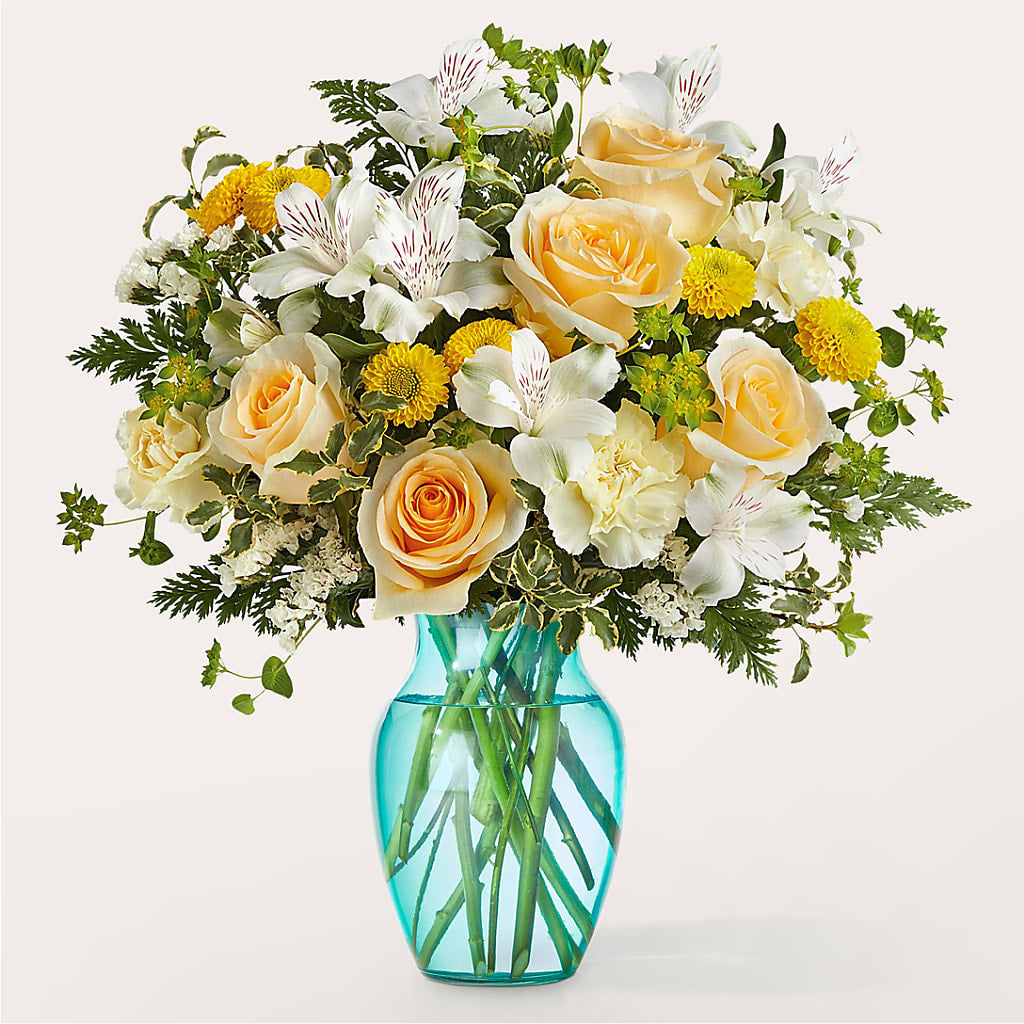 Crisp and Clean Bouquet – LOU GENTILE'S FLOWERS BASKET, Fresno CA
