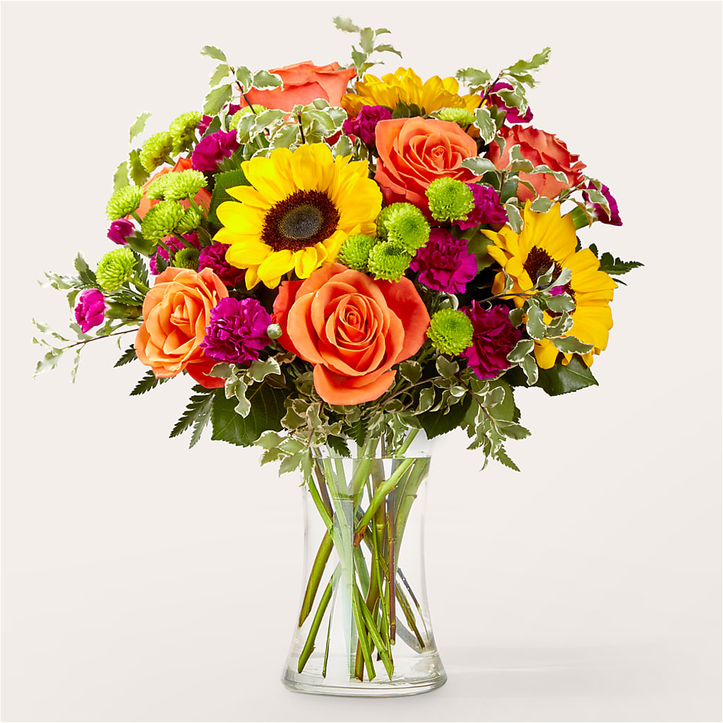Warmth & Light Bouquet – LOU GENTILE'S FLOWERS BASKET, Fresno CA