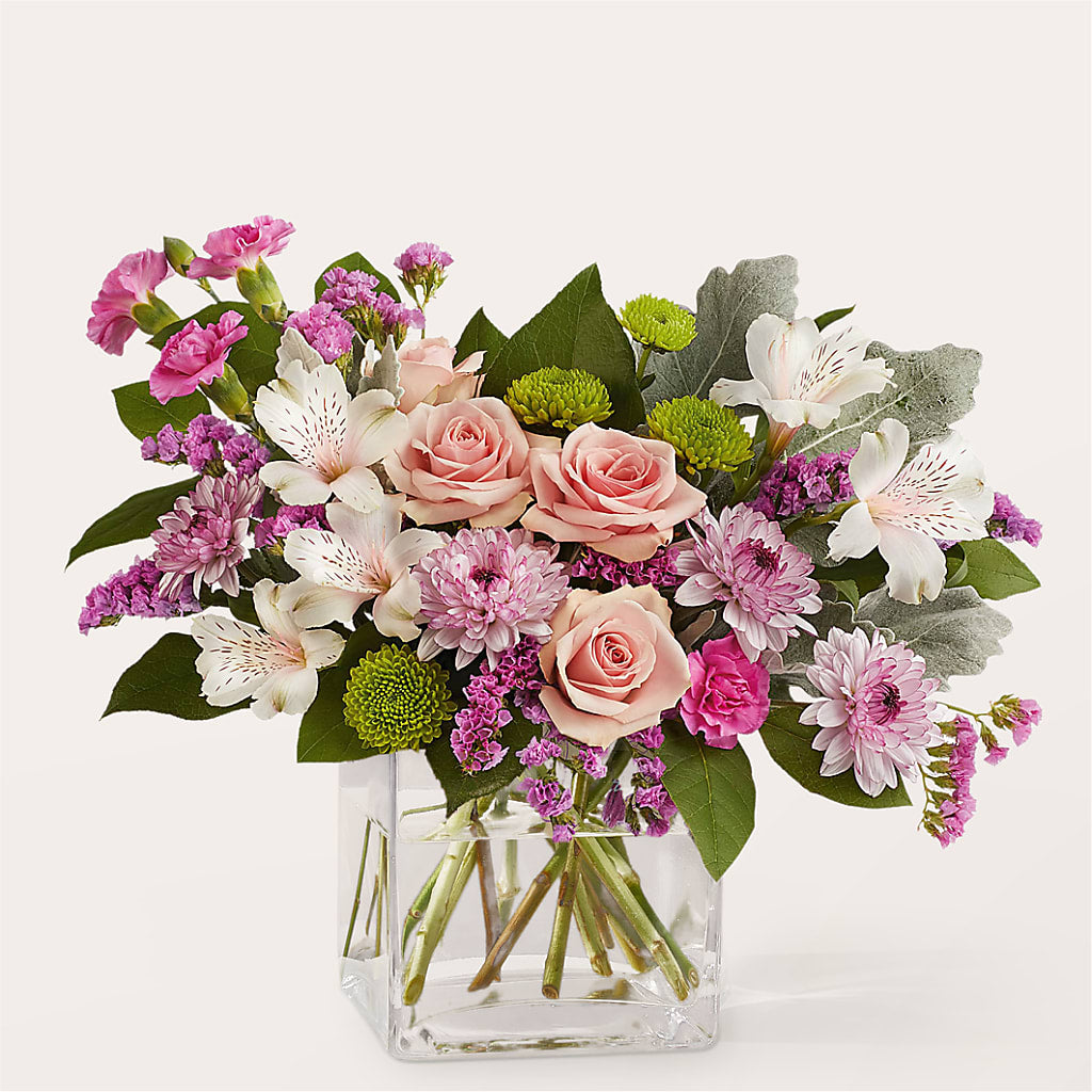 Pink Suede Bouquet – LOU GENTILE'S FLOWERS BASKET, Fresno CA