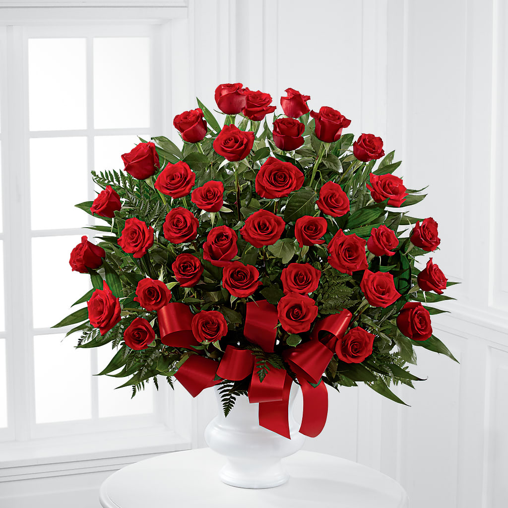 Blessed with Love Arrangement – LOU GENTILE'S FLOWERS BASKET, Fresno CA