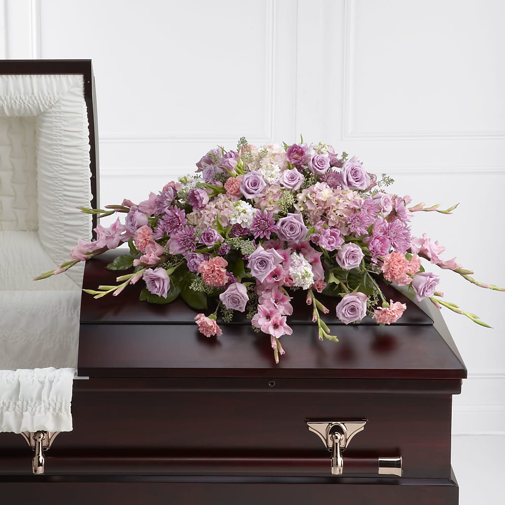 Immorata Casket Spray – LOU GENTILE'S FLOWERS BASKET, Fresno CA