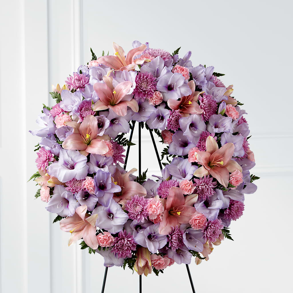 Beloved Friend Wreath – LOU GENTILE'S FLOWERS BASKET, Fresno CA