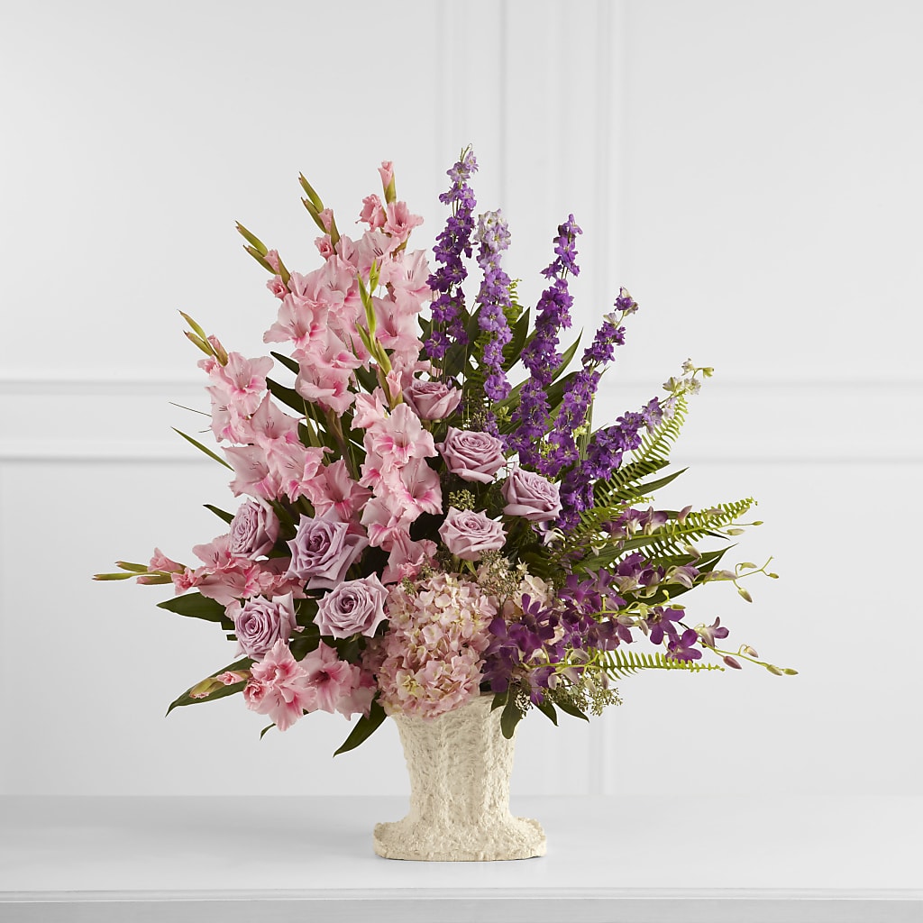 Flowing Garden Arrangement – LOU GENTILE'S FLOWERS BASKET, Fresno CA