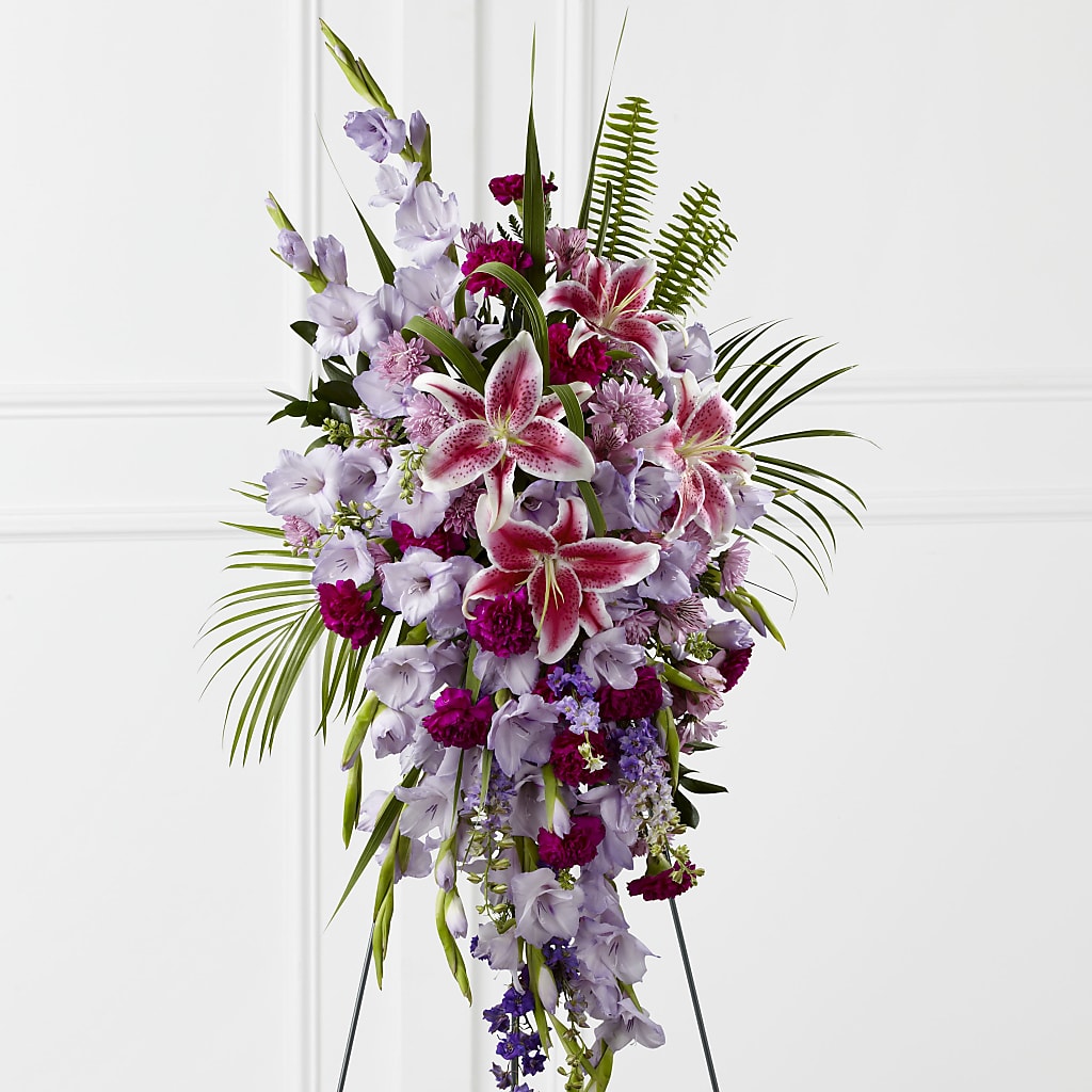 Tender Touch Standing Spray – LOU GENTILE'S FLOWERS BASKET, Fresno CA