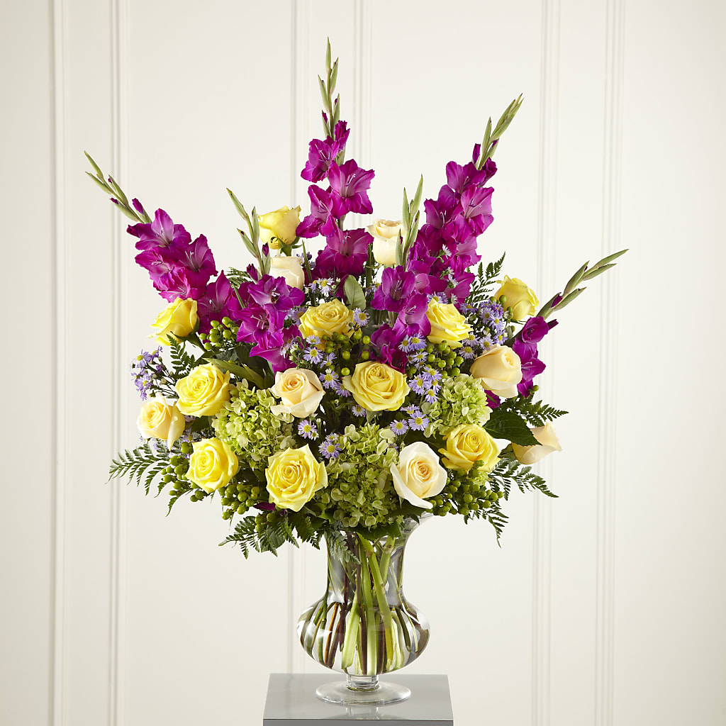 Loveliness Arrangement – LOU GENTILE'S FLOWERS BASKET, Fresno CA