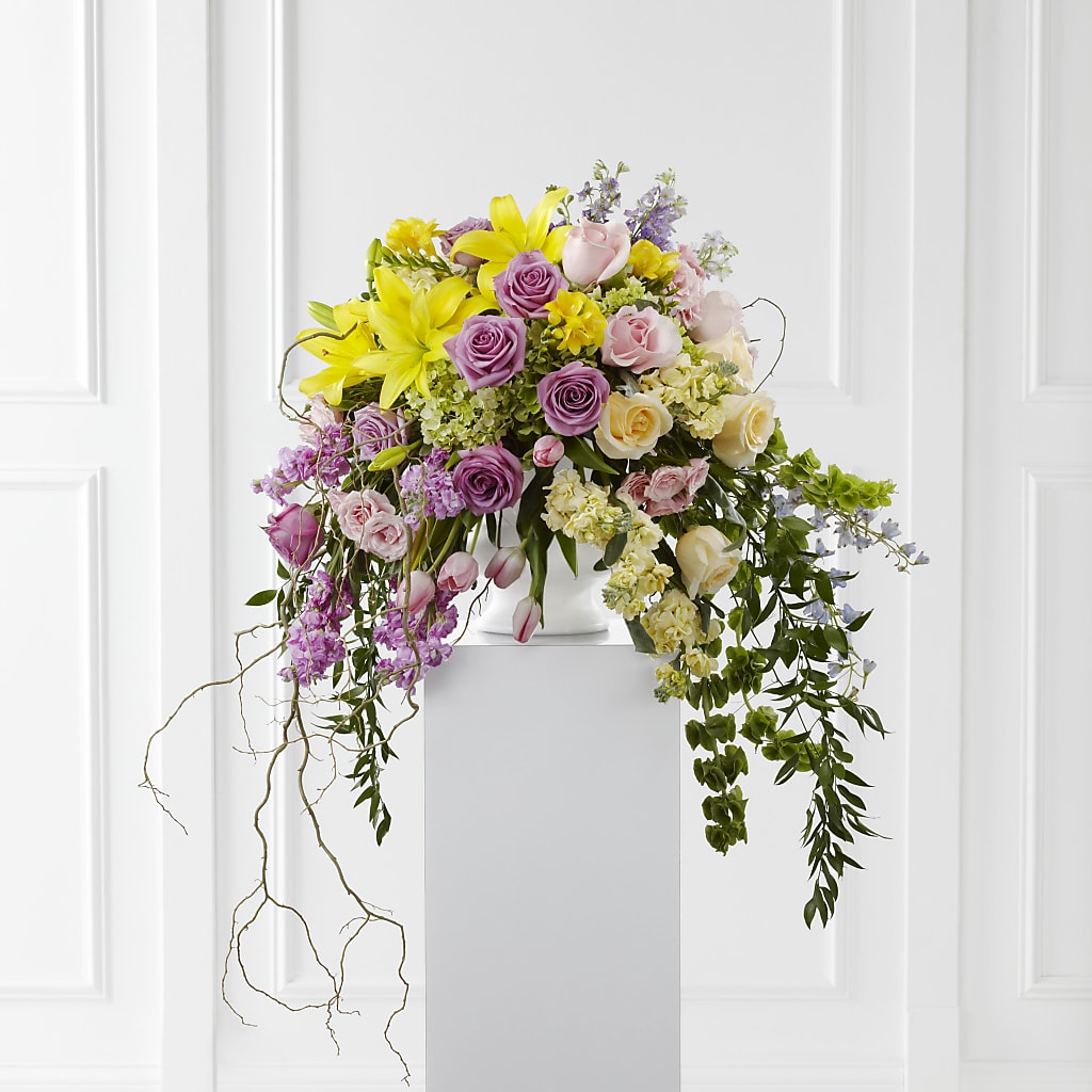 Display of Affection Arrangement – LOU GENTILE'S FLOWERS BASKET, Fresno CA
