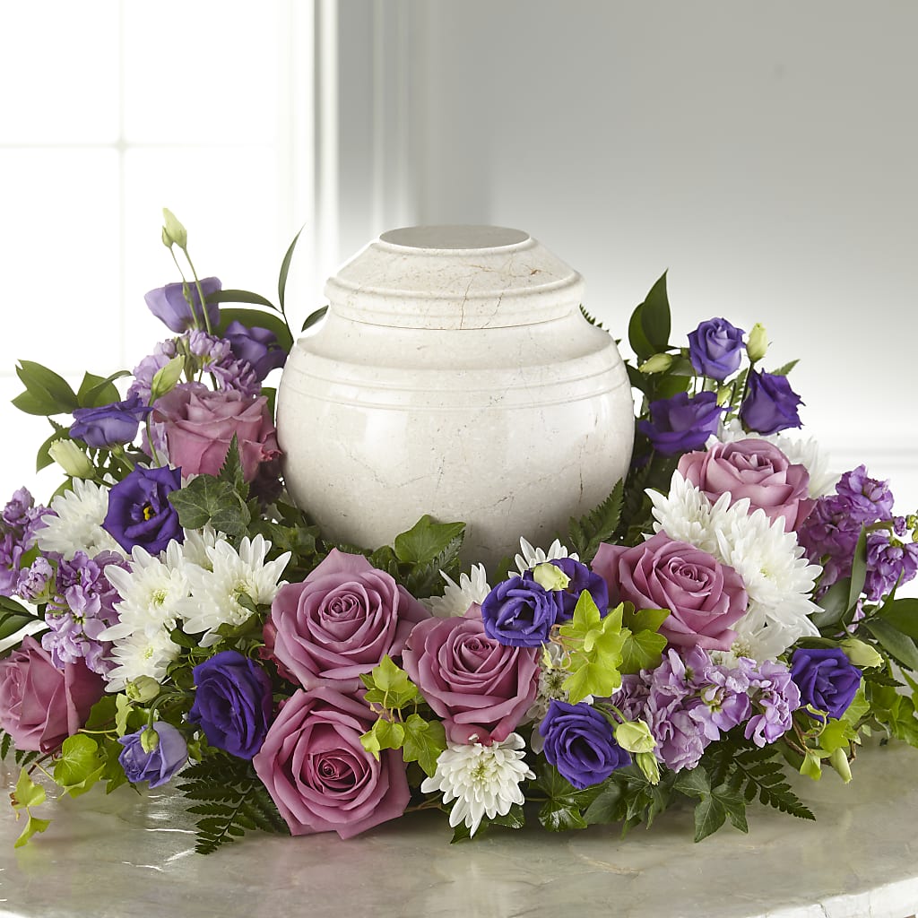 Blooming Sympathy Cremation Adornment – LOU GENTILE'S FLOWERS BASKET, Fresno CA