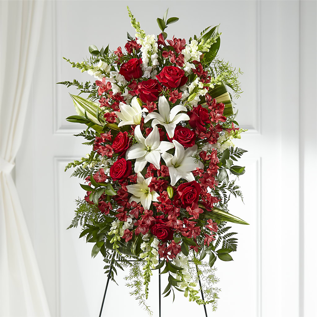 Everlasting Memory Standing Spray – LOU GENTILE'S FLOWERS BASKET, Fresno CA