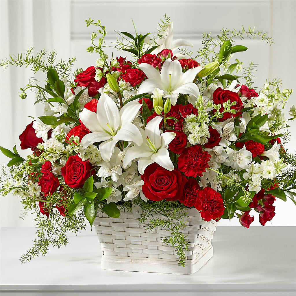 Sentiments of Love Arrangement – LOU GENTILE'S FLOWERS BASKET, Fresno CA