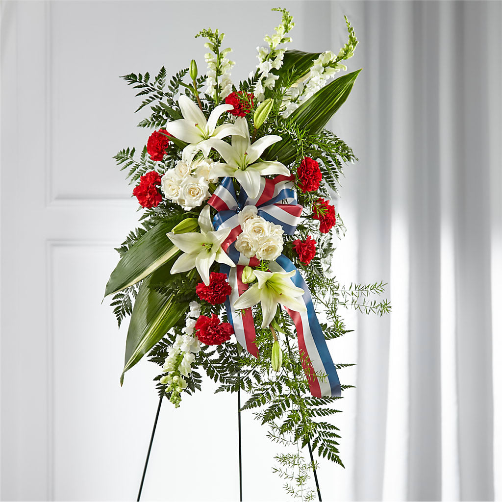 Stars of Life Standing Spray – LOU GENTILE'S FLOWERS BASKET, Fresno CA