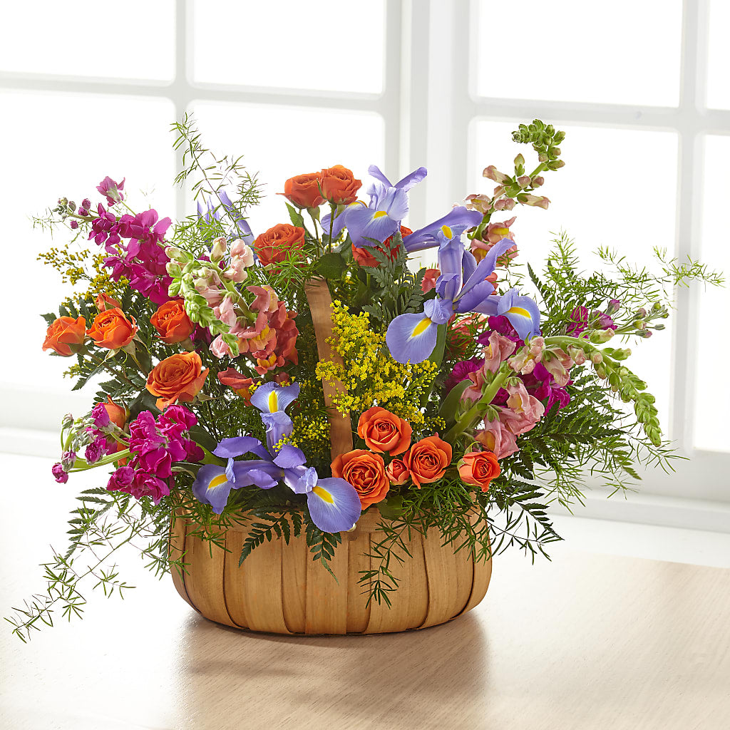 Garden of Life Basket – LOU GENTILE'S FLOWERS BASKET, Fresno CA