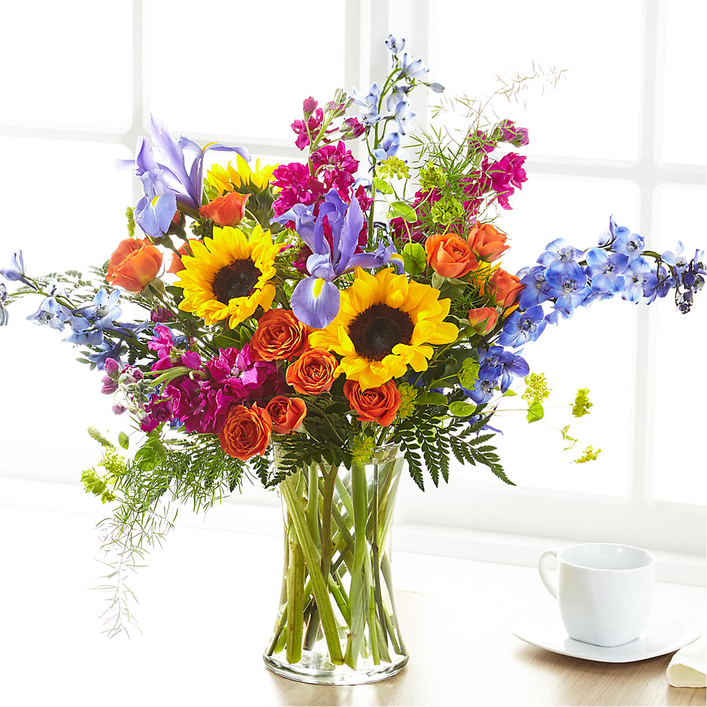 Rays of Life Bouquet – LOU GENTILE'S FLOWERS BASKET, Fresno CA