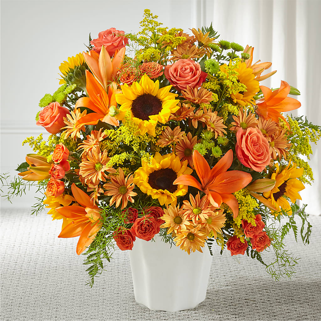 Harvest Thoughts Floor Basket – LOU GENTILE'S FLOWERS BASKET, Fresno CA