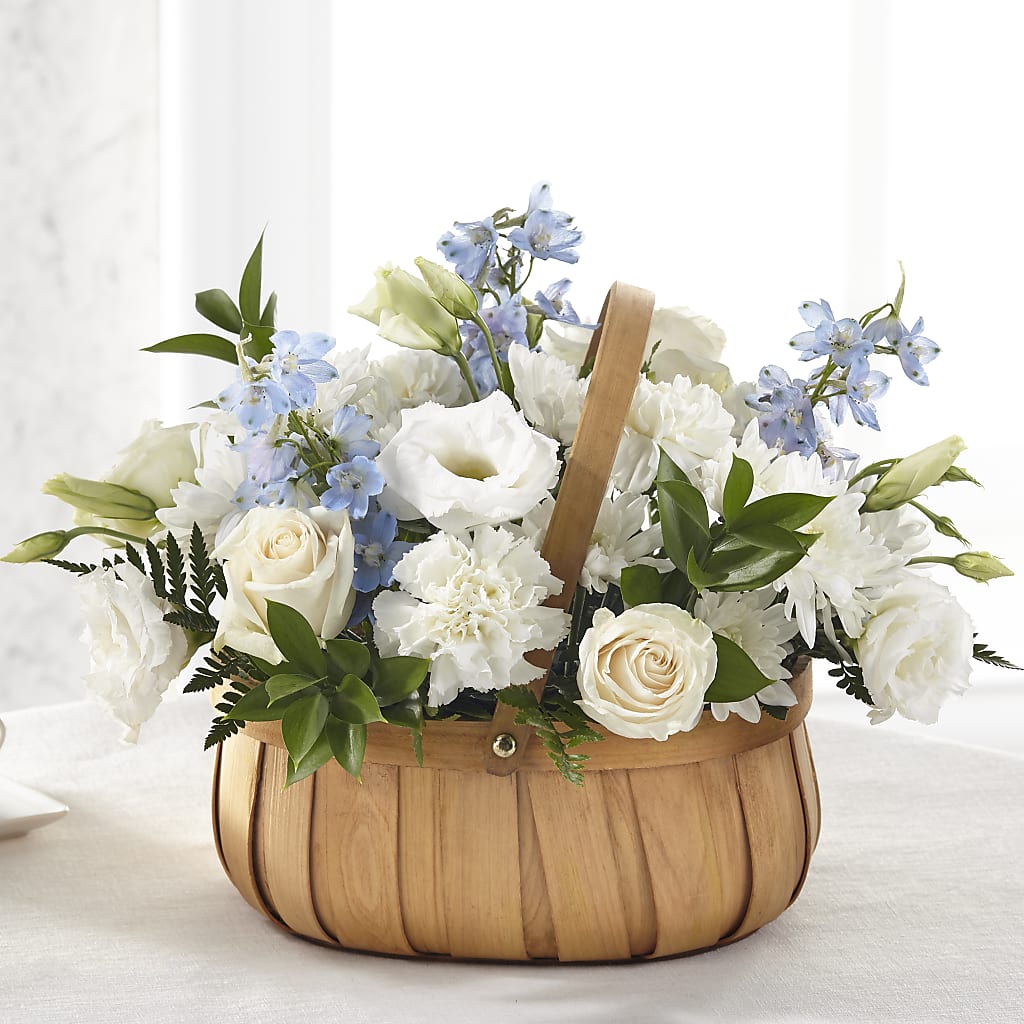 Sincerely Heartfelt Basket – LOU GENTILE'S FLOWERS BASKET, Fresno CA