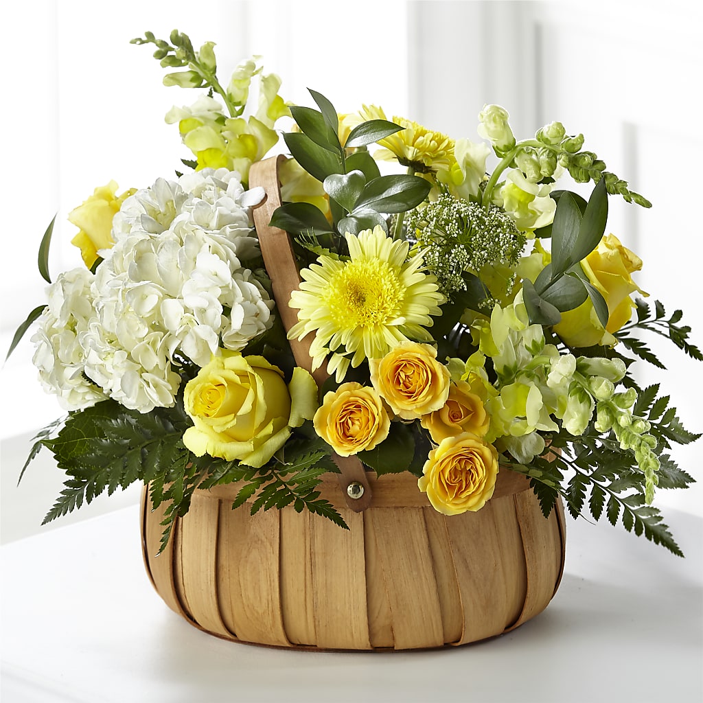 Rustic Remembrance Basket – LOU GENTILE'S FLOWERS BASKET, Fresno CA