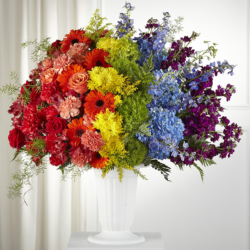 Pride & Unity Arrangement – LOU GENTILE'S FLOWERS BASKET, Fresno CA