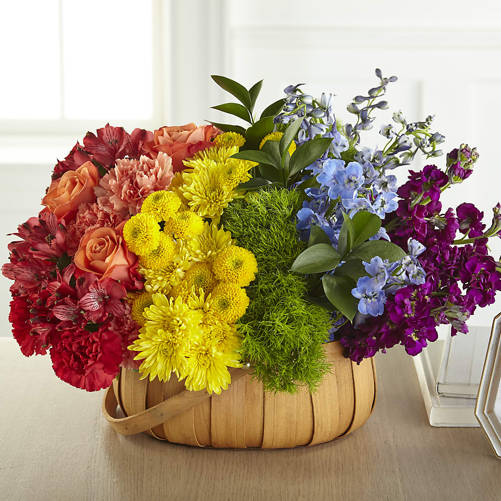 Prideful Basket – LOU GENTILE'S FLOWERS BASKET, Fresno CA