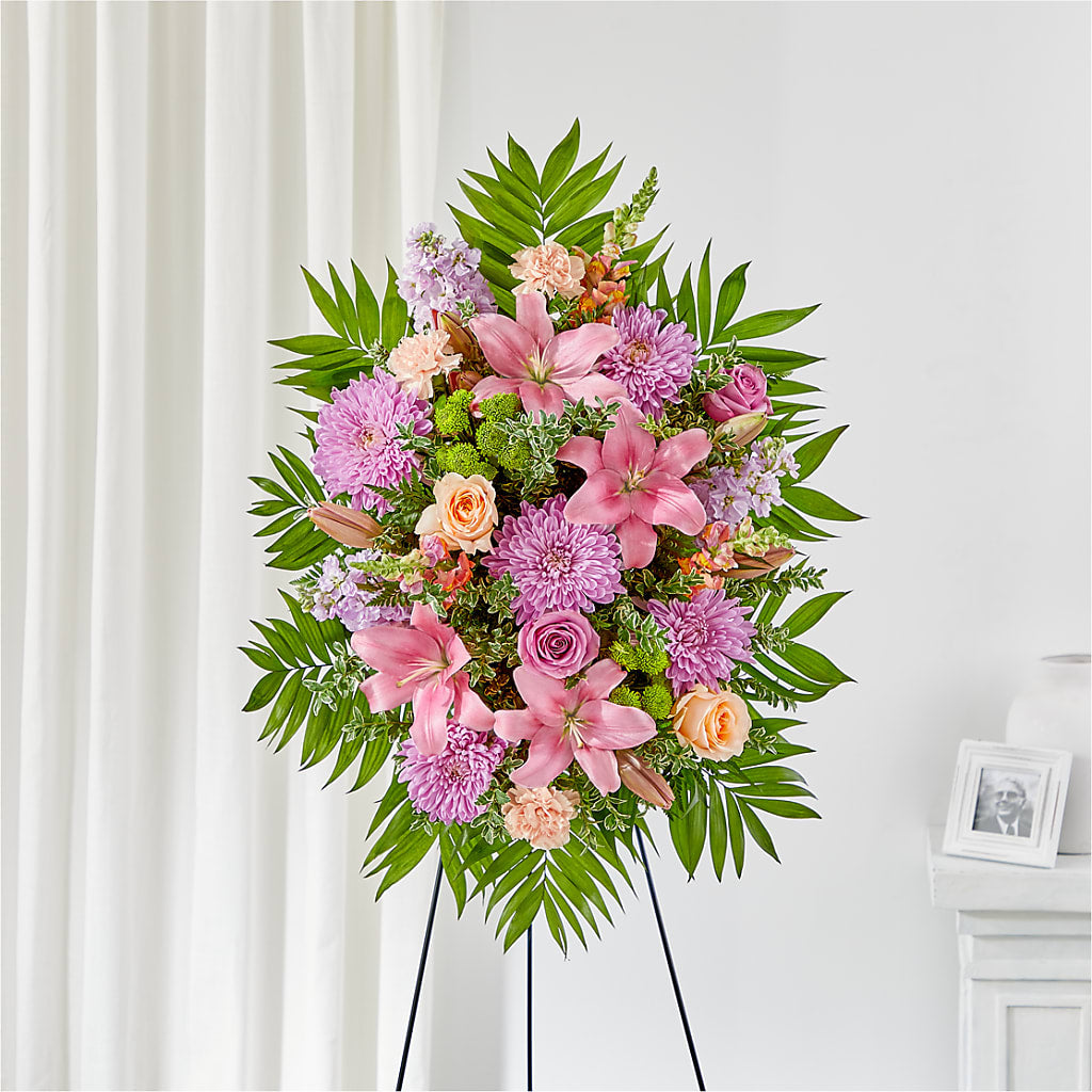 Love & Light Standing Spray – LOU GENTILE'S FLOWERS BASKET, Fresno CA