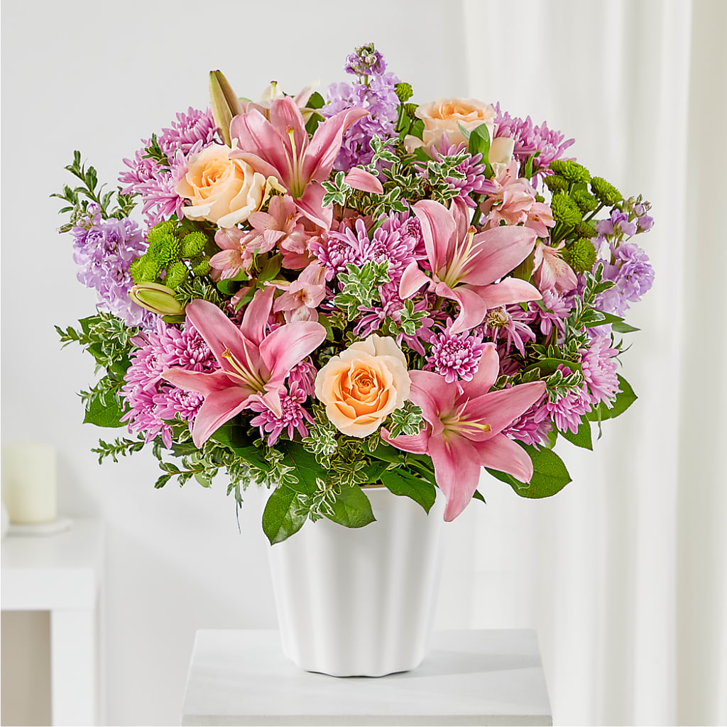 Supportive Embrace Tabletop Basket – LOU GENTILE'S FLOWERS BASKET, Fresno CA