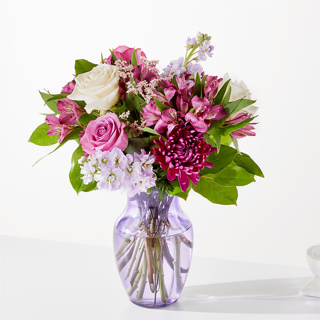 Amethyst Dreams Bouquet – LOU GENTILE'S FLOWERS BASKET, Fresno CA