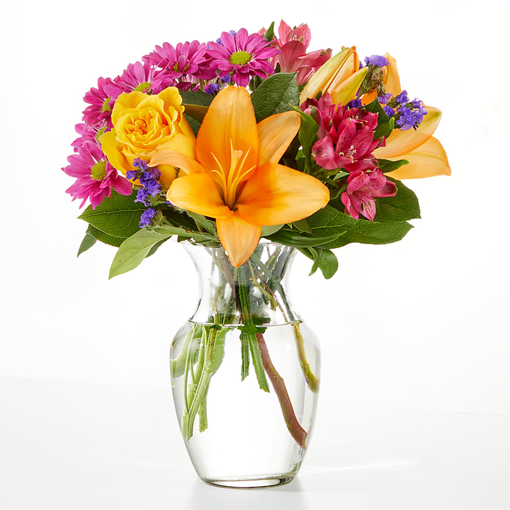 Colorful Visions Bouquet – LOU GENTILE'S FLOWERS BASKET, Fresno CA