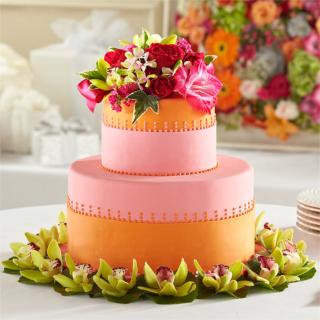 Sweet Citrus Cake Decor – LOU GENTILE'S FLOWERS BASKET, Fresno CA
