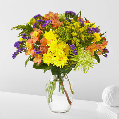 Marmalade Skies Bouquet – LOU GENTILE'S FLOWERS BASKET, Fresno CA