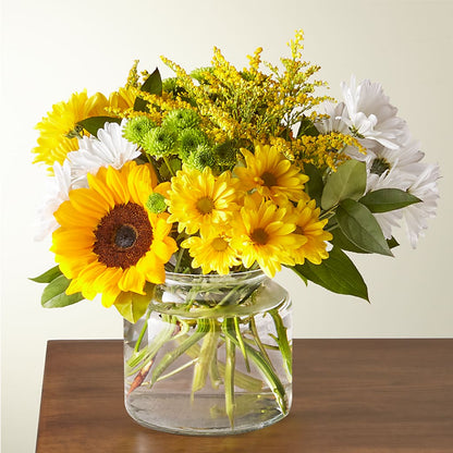 Hello Sunshine Bouquet – LOU GENTILE'S FLOWERS BASKET, Fresno CA