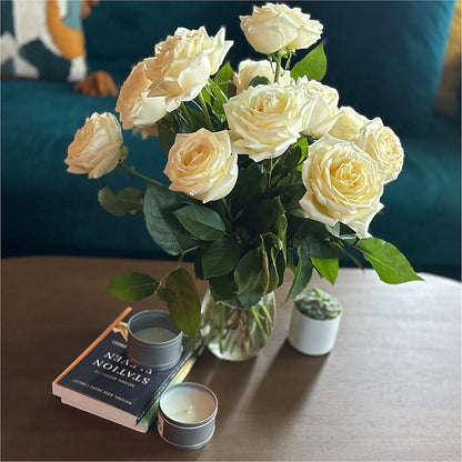 Long Stem Yellow Rose Bouquet – LOU GENTILE'S FLOWERS BASKET, Fresno CA