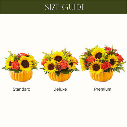Pick of the Patch Pumpkin Bouquet – LOU GENTILE'S FLOWERS BASKET, Fresno CA