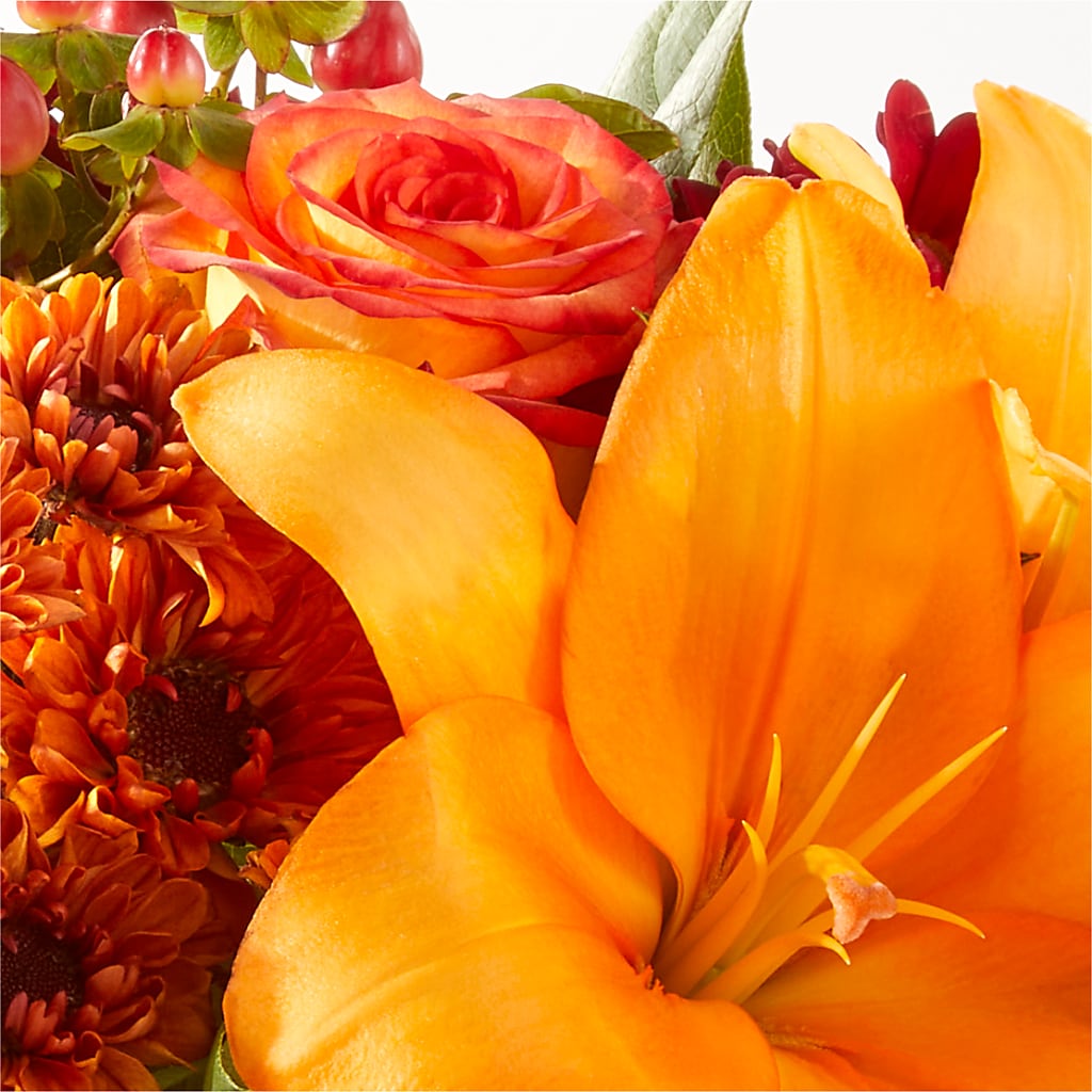 Backyard Bonfire Bouquet – LOU GENTILE'S FLOWERS BASKET, Fresno CA