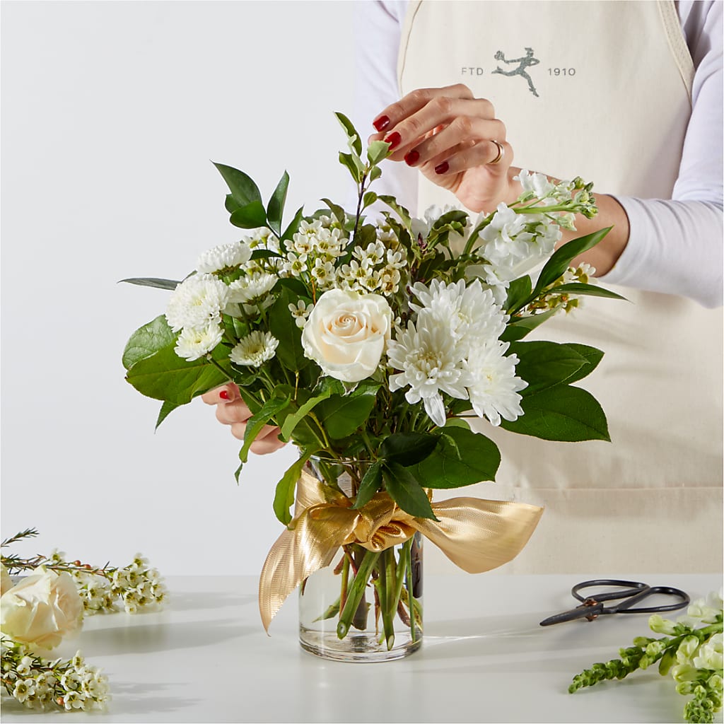 New Beginnings – A Florist Original – LOU GENTILE'S FLOWERS BASKET, Fresno CA