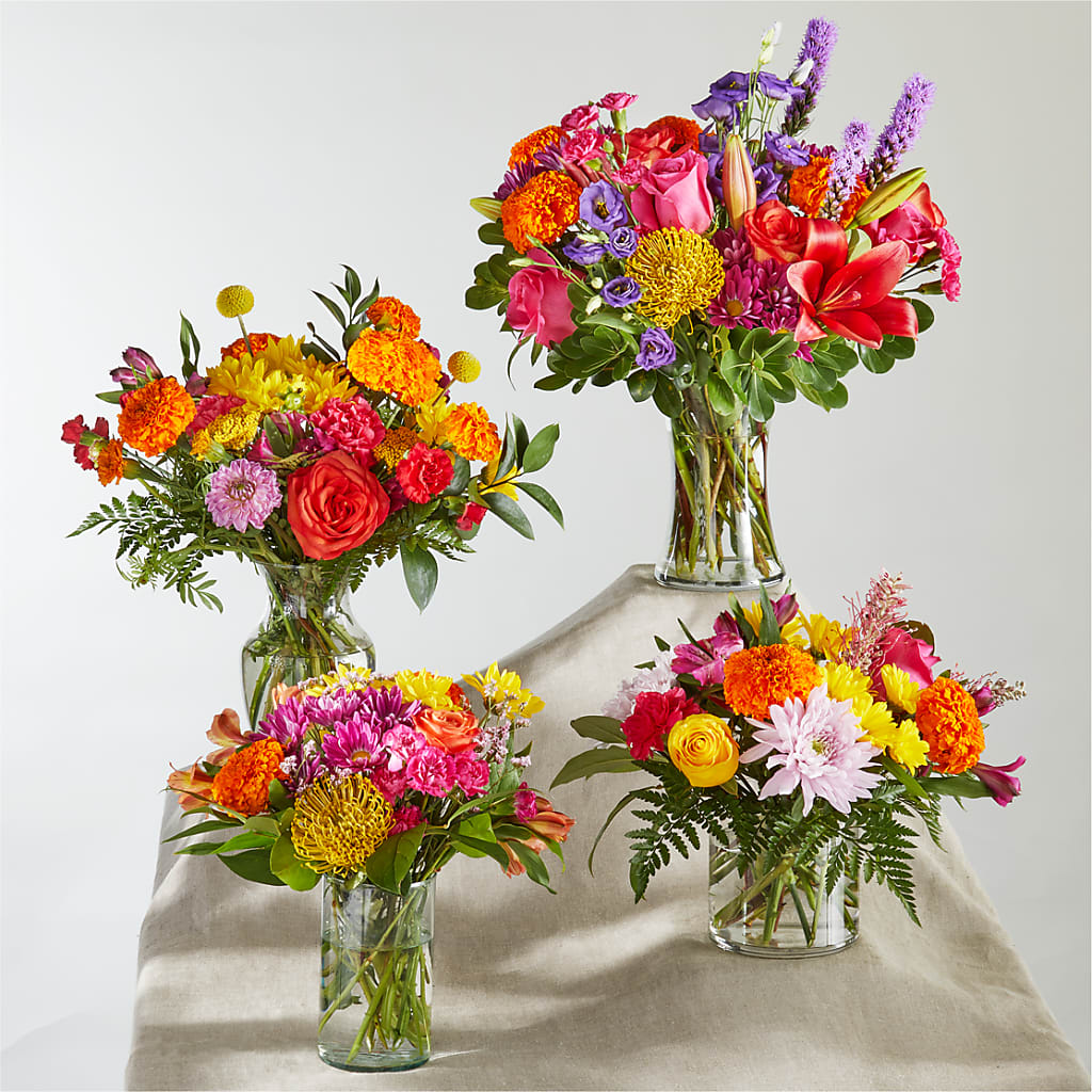 Feast of Color – A Florist Original – LOU GENTILE'S FLOWERS BASKET, Fresno CA