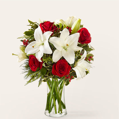 Sparkling Snowflakes Bouquet – LOU GENTILE'S FLOWERS BASKET, Fresno CA