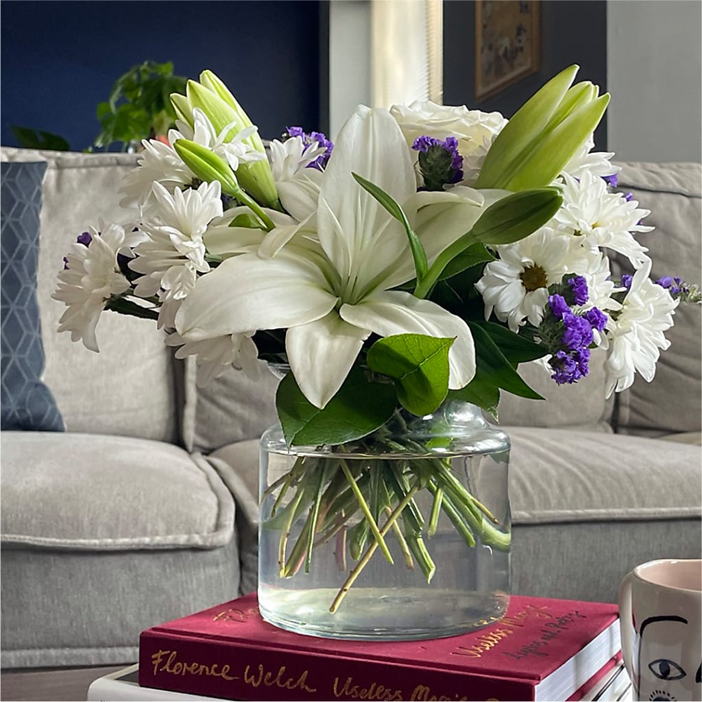 Beyond Blue Bouquet – LOU GENTILE'S FLOWERS BASKET, Fresno CA