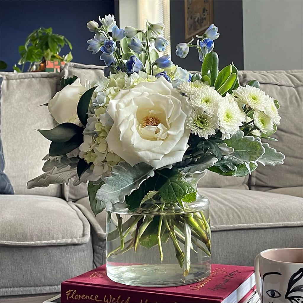 Clear Skies Bouquet – LOU GENTILE'S FLOWERS BASKET, Fresno CA