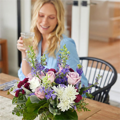 Violet Frost Bouquet – LOU GENTILE'S FLOWERS BASKET, Fresno CA