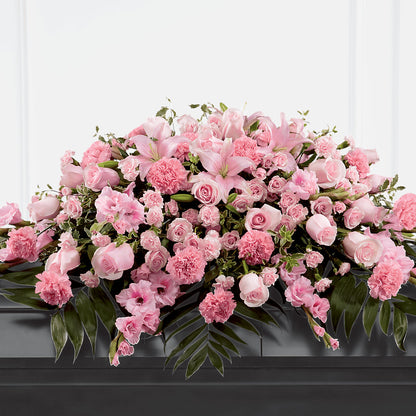 Garden of Comfort Casket Spray (Standard) – LOU GENTILE'S FLOWERS BASKET, Fresno CA
