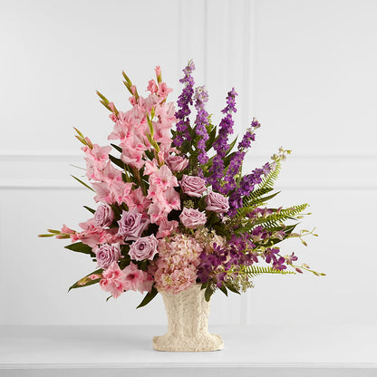 Flowing Garden Arrangement – LOU GENTILE'S FLOWERS BASKET, Fresno CA