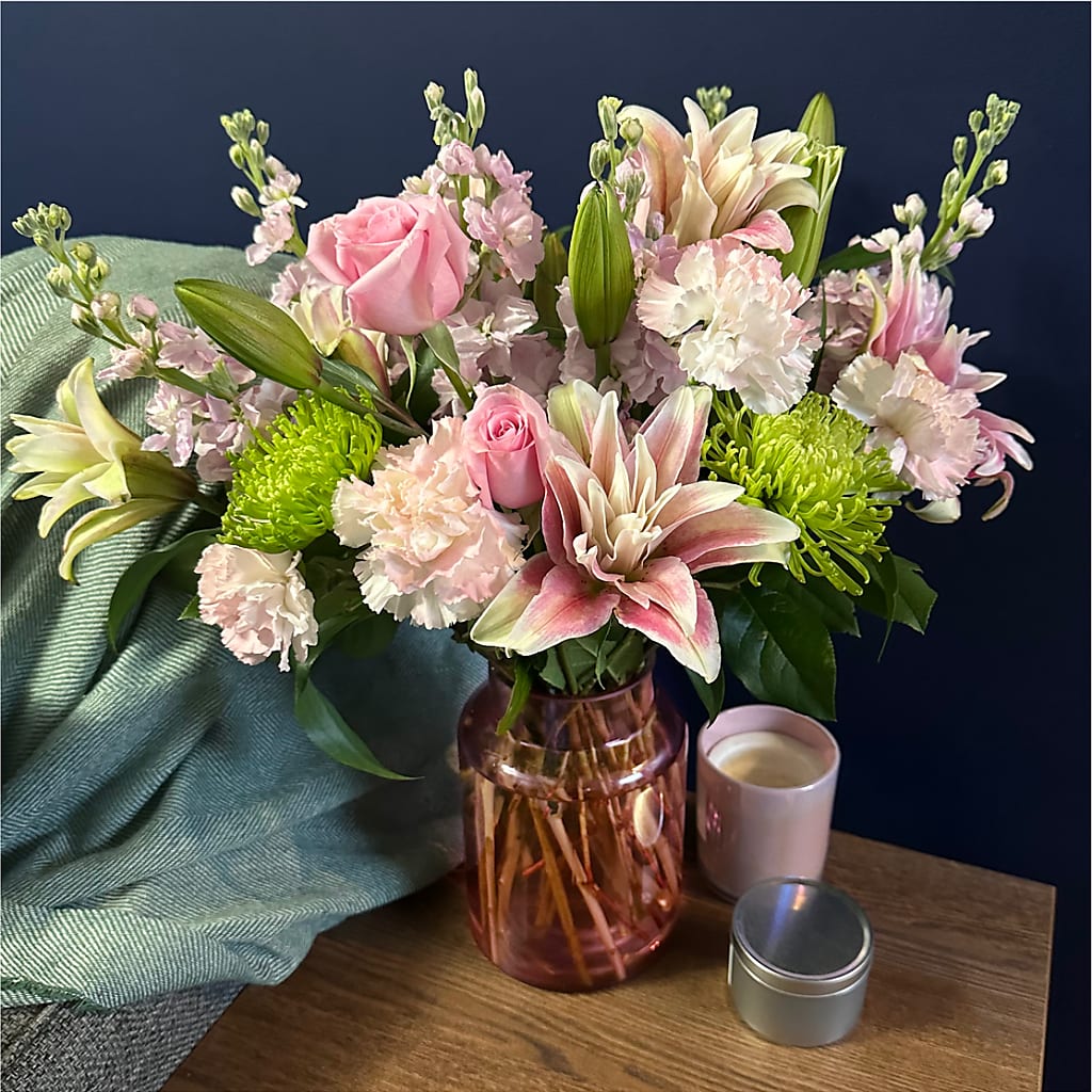 Pretty in Pink Bouquet – LOU GENTILE'S FLOWERS BASKET, Fresno CA